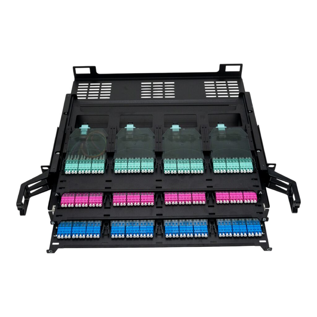 MPO High Density Cassette Patch Panel - Fiber Optic Termination Box - zcgfiber.com