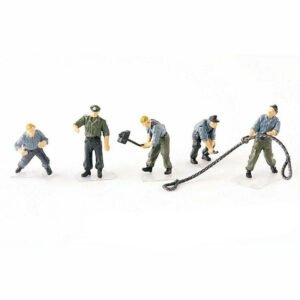 German Mechanical & Engine Maintenance Crew 5-Figure Set - Figures - bbhobbymodels