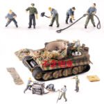 German Mechanical & Engine Maintenance Crew 5-Figure Set - Figures - bbhobbymodels