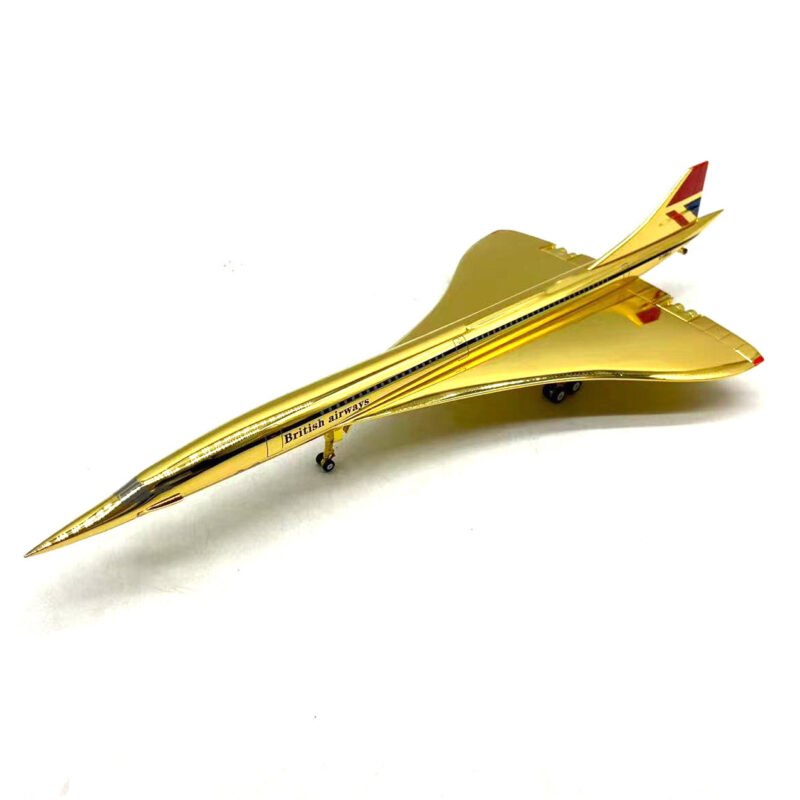 Concorde(Gilded edition),  1:200,  NU20010 - Military Aircraft - bbhobbymodels