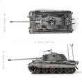 Tiger II (King Tiger),  1:72,  TRM003 – HotBlood Model – b...