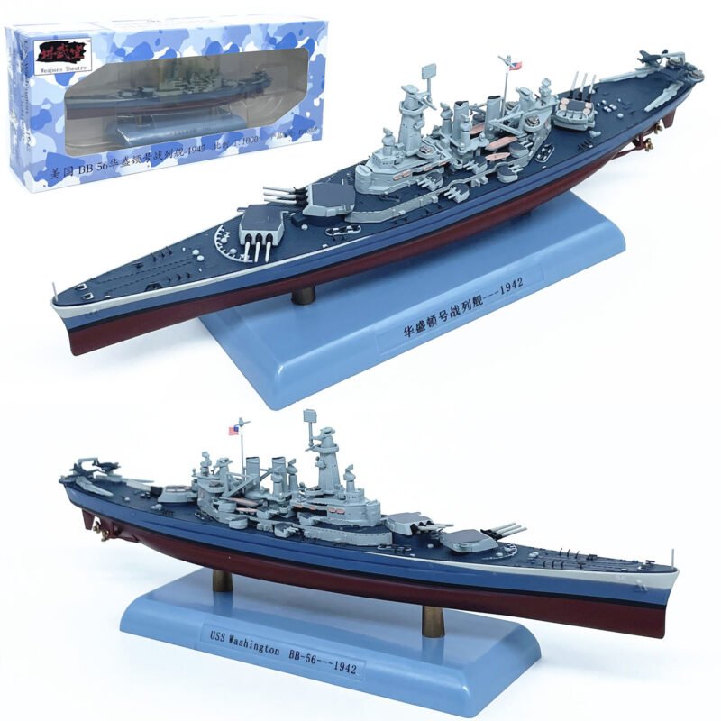 USS Washington Battleship BB-56, 1942, 1:1000 - JiangWuTang - bbhobbymodels