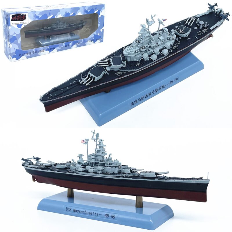 USS Massachusetts Battleship BB-59, 1:1000 - JiangWuTang - bbhobbymodels