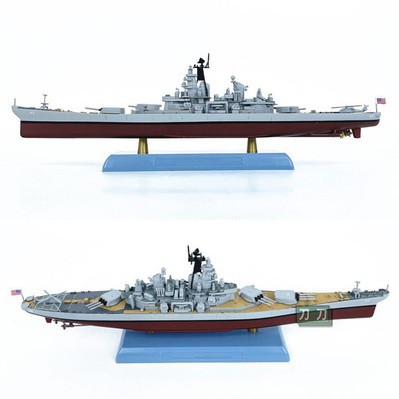 USS New Jersey Battleship, Modern 1991, 1:1000 - JiangWuT...
