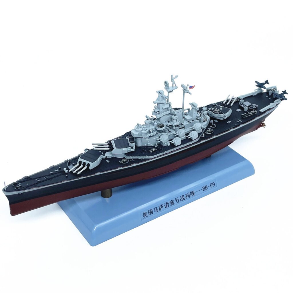 USS Massachusetts Battleship BB-59, 1:1000 - JiangWuTang - bbhobbymodels