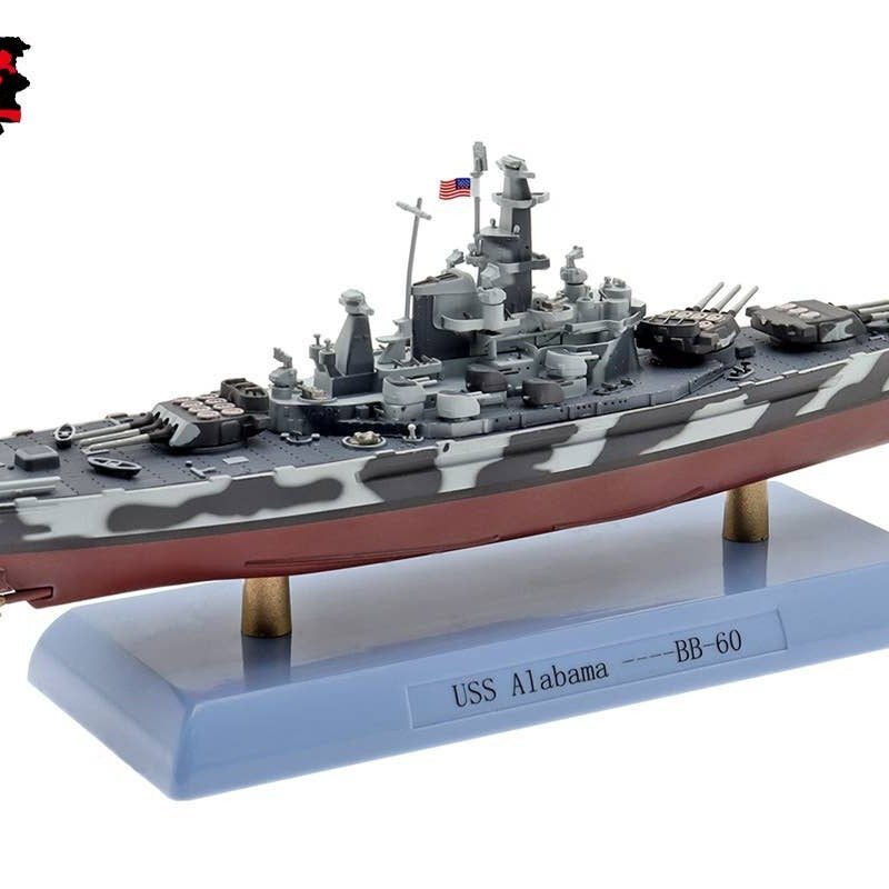 1/1000 US Navy Battleship Alabama Die-Cast Model - Warships - bbhobbymodels