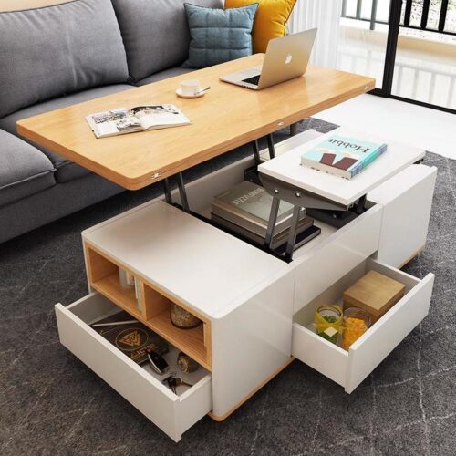 Modern Multi-functional Lift Top Coffee Table - Coffee table - QONKA HOME