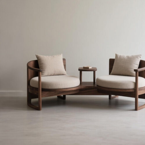 New Chinese-Style North American-Style Solid Wood Sofa Set - Living room furniture - QONKA HOME