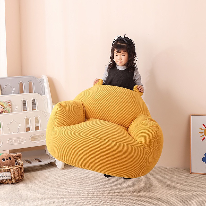 Children’s Small Sofa, Reading Nook Corduroy Sofa Chair - kids furniture - QONKA HOME