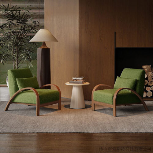 Nordic Single Sofa Chair, Designer Leisure Accent Chair - Living room furniture - QONKA HOME