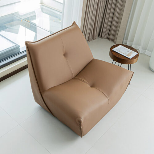 Italian-Style Affordable Luxury Single Armchair - Living room furniture - QONKA HOME