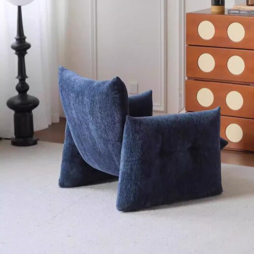 Nordic Light Luxury Star Fabric Single Sofa Chair - Living room furniture - QONKA HOME