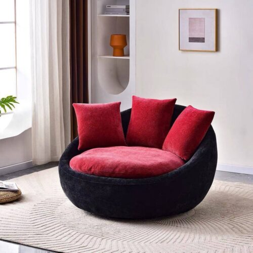 Bird’s Nest Lounge Chair, High-End Swivel Single-Seater Sofa - Living room furniture - QONKA HOME