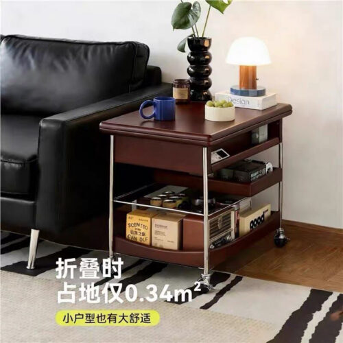 Multifunctional Mobile Folding Coffee Table - Coffee table - QONKA HOME