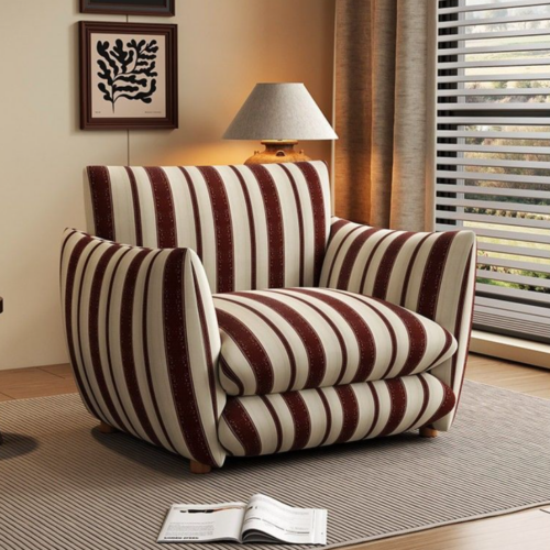 Vintage-style Lounge Chair - Living room furniture - QONKA HOME