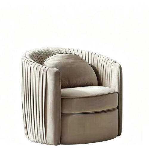 Italian-style luxury pleated sofa - Living room furniture - QONKA HOME
