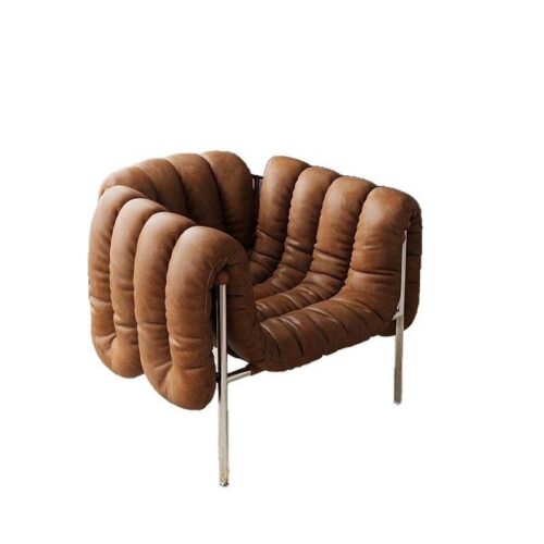 Italian-Style Minimalist Single Armchair,Casual Armchair - Living room furniture - QONKA HOME