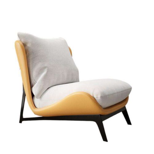 Nordic Modern Single Sofa Chair, Minimalist Lounge Chair - Living room furniture - QONKA HOME