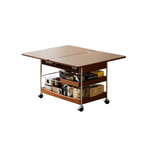 Multifunctional Mobile Folding Coffee Table - Coffee table - QONKA HOME