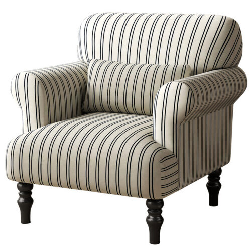 Vintage-Style Single Armchair - Living room furniture - QONKA HOME