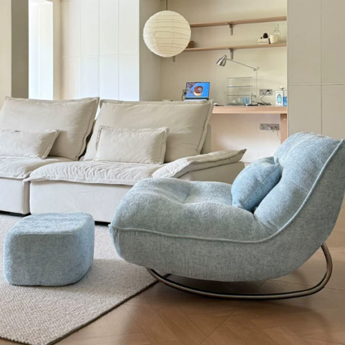 Single Rocking Chair, Lounge Chair - Living room furniture - QONKA HOME