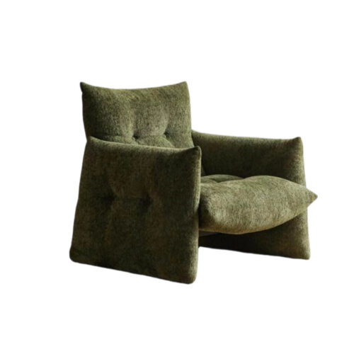 Nordic Light Luxury Star Fabric Single Sofa Chair - Living room furniture - QONKA HOME
