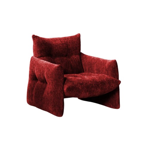 Nordic Light Luxury Star Fabric Single Sofa Chair - Living room furniture - QONKA HOME