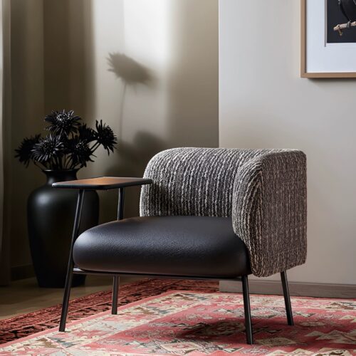 Upholstered living room meeting chairs - Living room chair - QONKA HOME