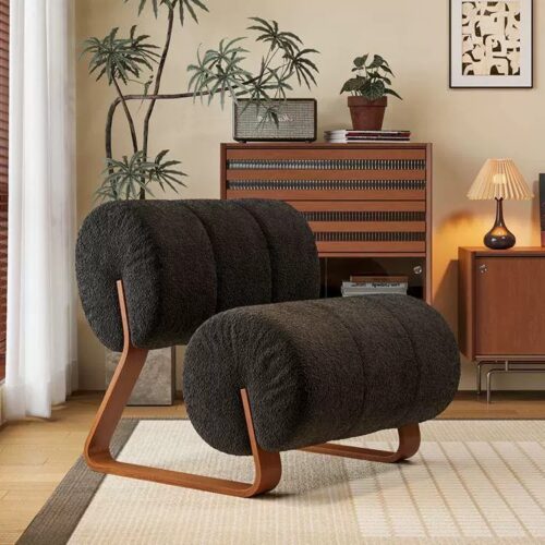 Creative Design Fleece Lounge Chair - Living room furniture - QONKA HOME