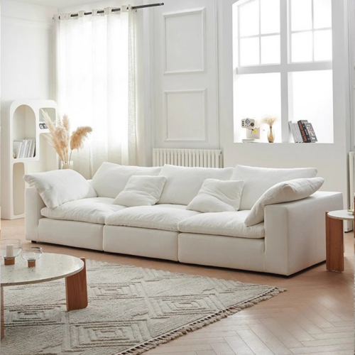 Compressible Washable Fabric Sofa - Living room furniture - QONKA HOME