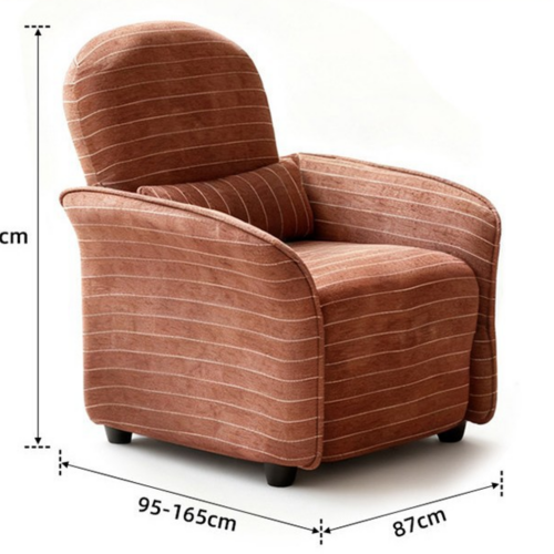 Mid-Century Bud Design Single Sofa - Living room furniture - QONKA HOME