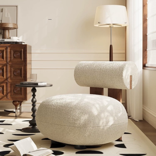 Solid Wood Leisure Accent Chair - Living room furniture - QONKA HOME