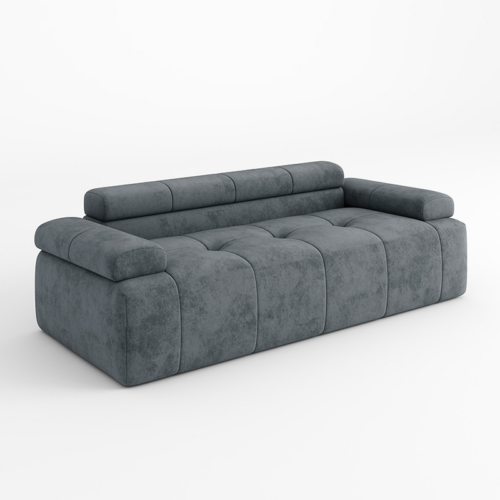 Vacuum Compressed All‑Sponge Lazy Sofa - Living room furniture - QONKA HOME