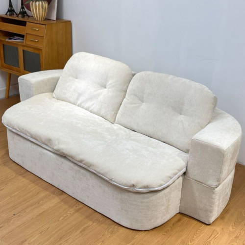 Folding bed for the lazy, corduroy fold-out sofa - Living room furniture - QONKA HOME