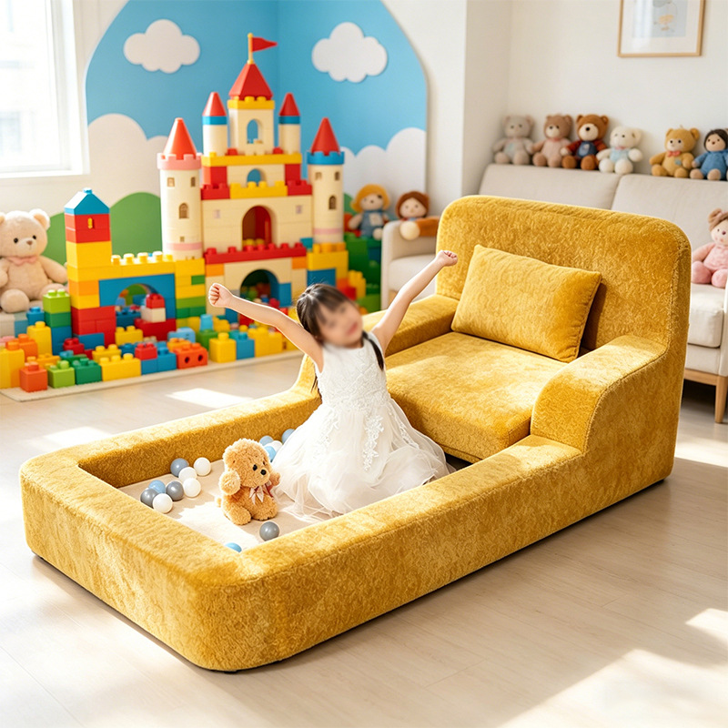 Compressed roll-pack mattress and foldable kids bed showing vacuum compression, QONKA HOME