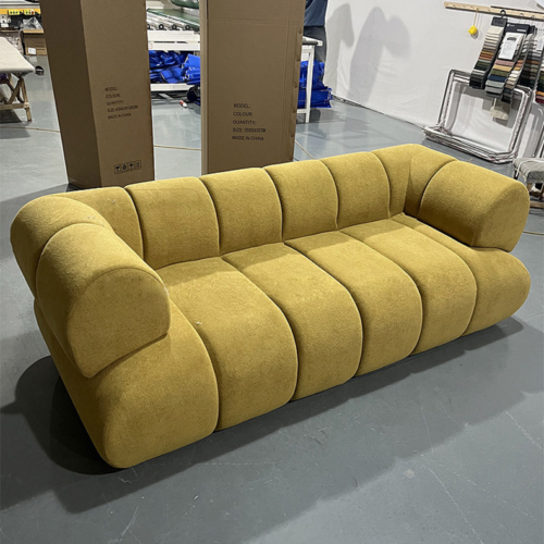 Frame-free, boneless, vacuum-compressed lambswool sofa - Living room furniture - QONKA HOME