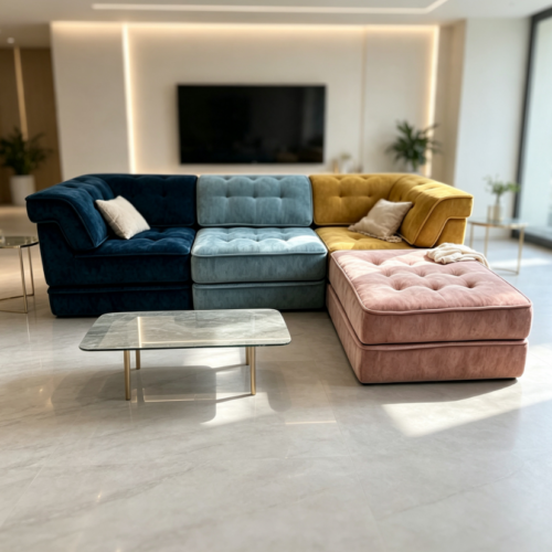 Compressed sofa