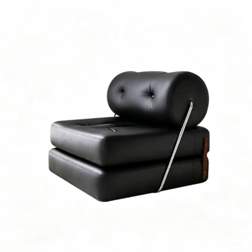 Leather lounge chair, multifunctional sofa chair - Living room furniture - QONKA HOME