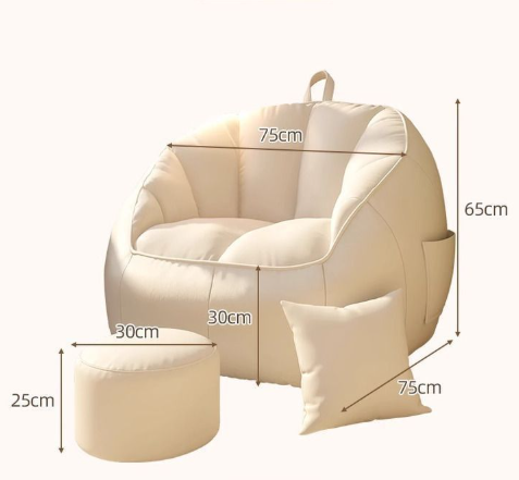A Lazy Chair for Lounging or Sleeping - Living room furniture - QONKA HOME