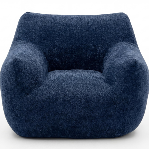 Vacuum Compressed Plush Single Sofa - Living room furniture - QONKA HOME