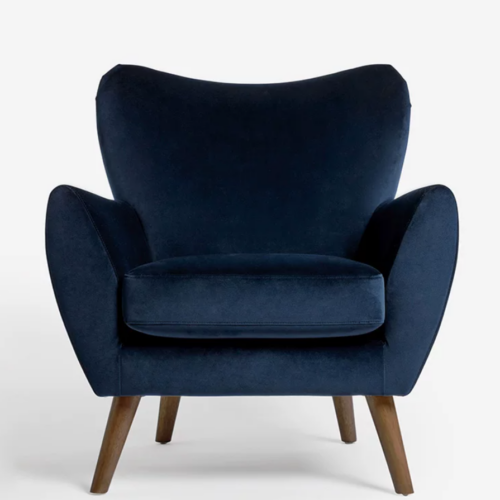 Retro, minimalist lounge chair, living room furniture - Living room furniture - QONKA HOME