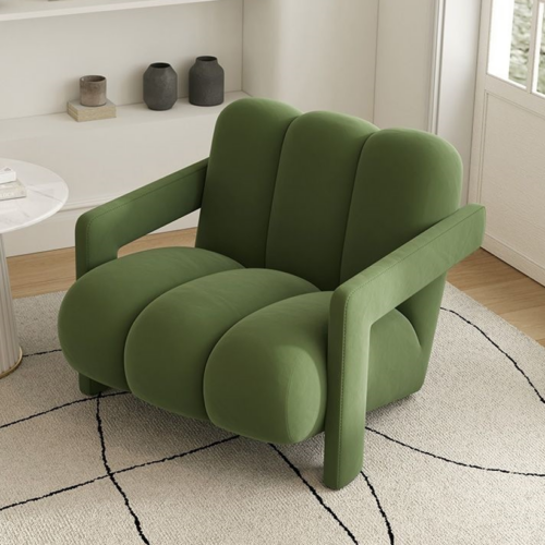 Creative Block Shaped Accent Armchair - Living room furniture - QONKA HOME