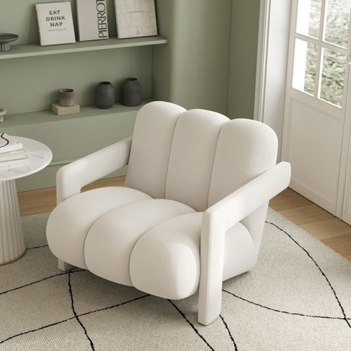 Creative Block Shaped Accent Armchair - Living room furniture - QONKA HOME