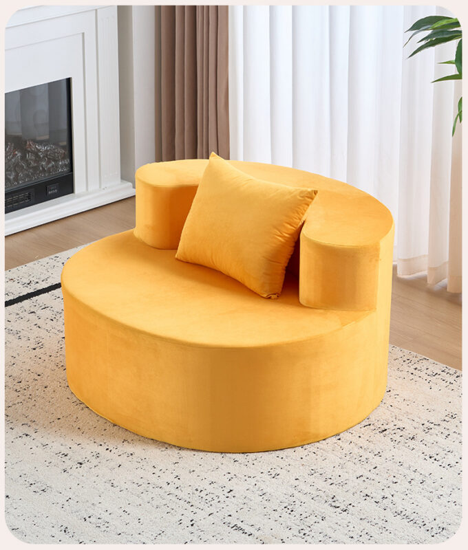 Single-Seat Compressible Living Room Sofa - Living room furniture - QONKA HOME
