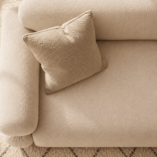 3-Seater Sofa Rounded Silhouette - Sofa - QONKA HOME