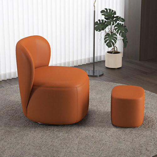 Swivel Single-Seater Sofa, Minimalist Casual Sofa - Living room furniture - QONKA HOME