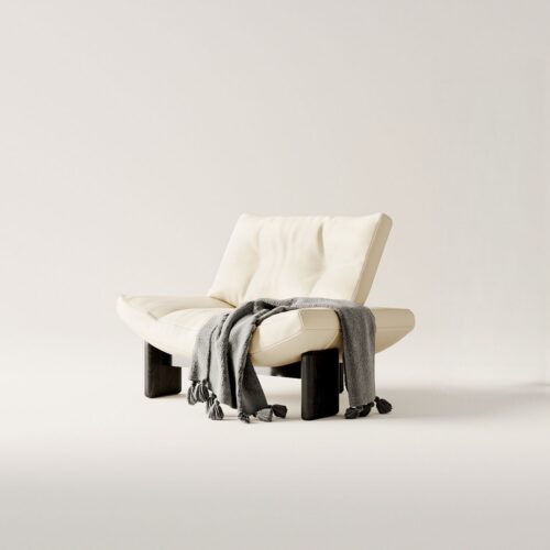 Italian-Style Light Luxury Eco-Leather Single-Seater Sofa - Living room furniture - QONKA HOME