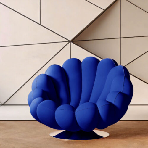 Nordic-Style Swivel Anemone Chair - Living room furniture - QONKA HOME