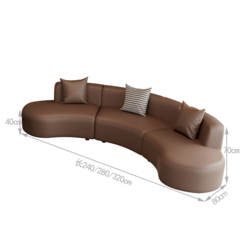 Nordic-style Modern Luxury Sofas, Curved Sofas, for Hotel Lobbies, Living Rooms - Living room furniture - QONKA HOME