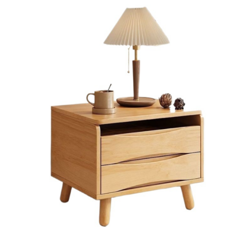 Wooden Tabletop Makeup Storage Cabinet with Mirror - Bedroom furniture - QONKA HOME